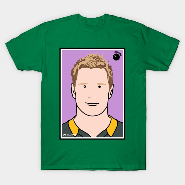 Jean de Villiers, South Africa rugby union player T-Shirt by stariconsrugby